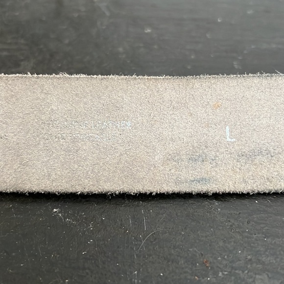 Nixon leather cream belt size L unisex - Picture 3 of 14